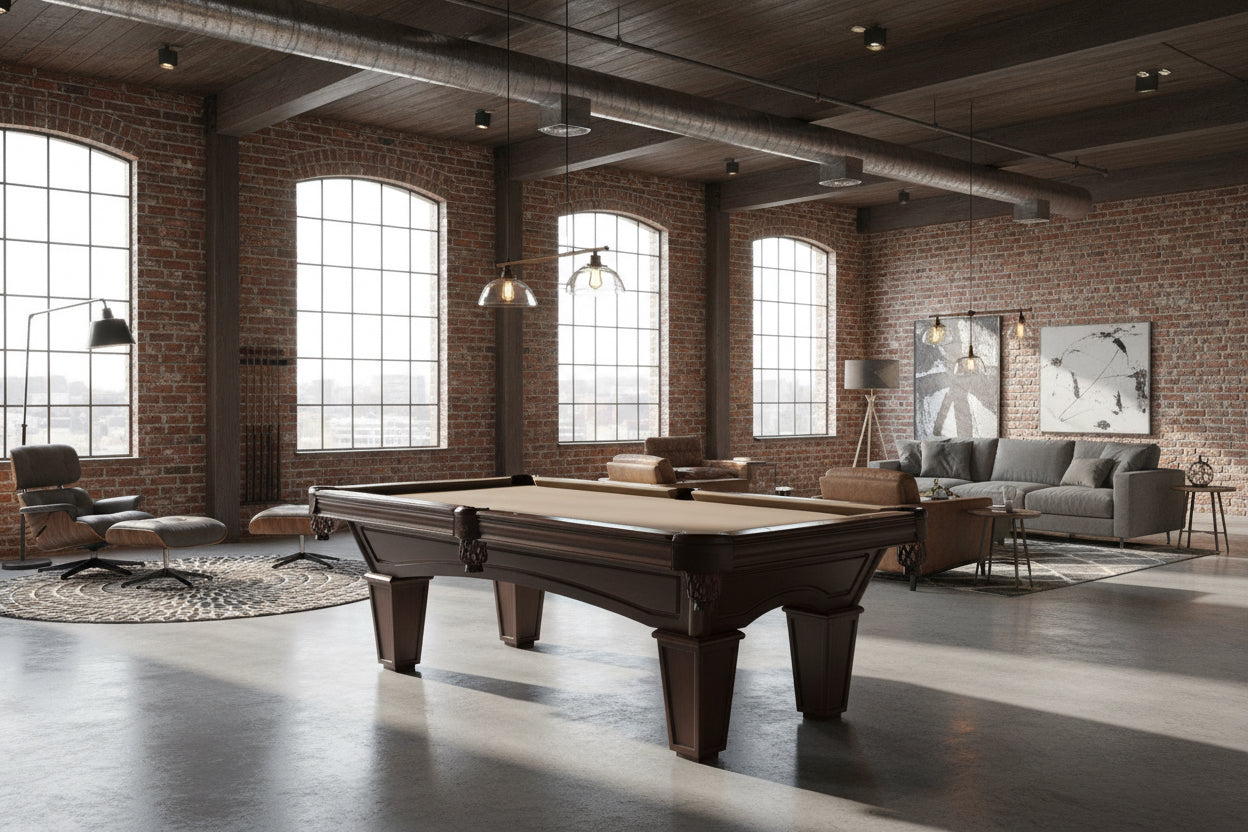 Glenwood 8' Pool Table with Tapered Leg - photo 1
