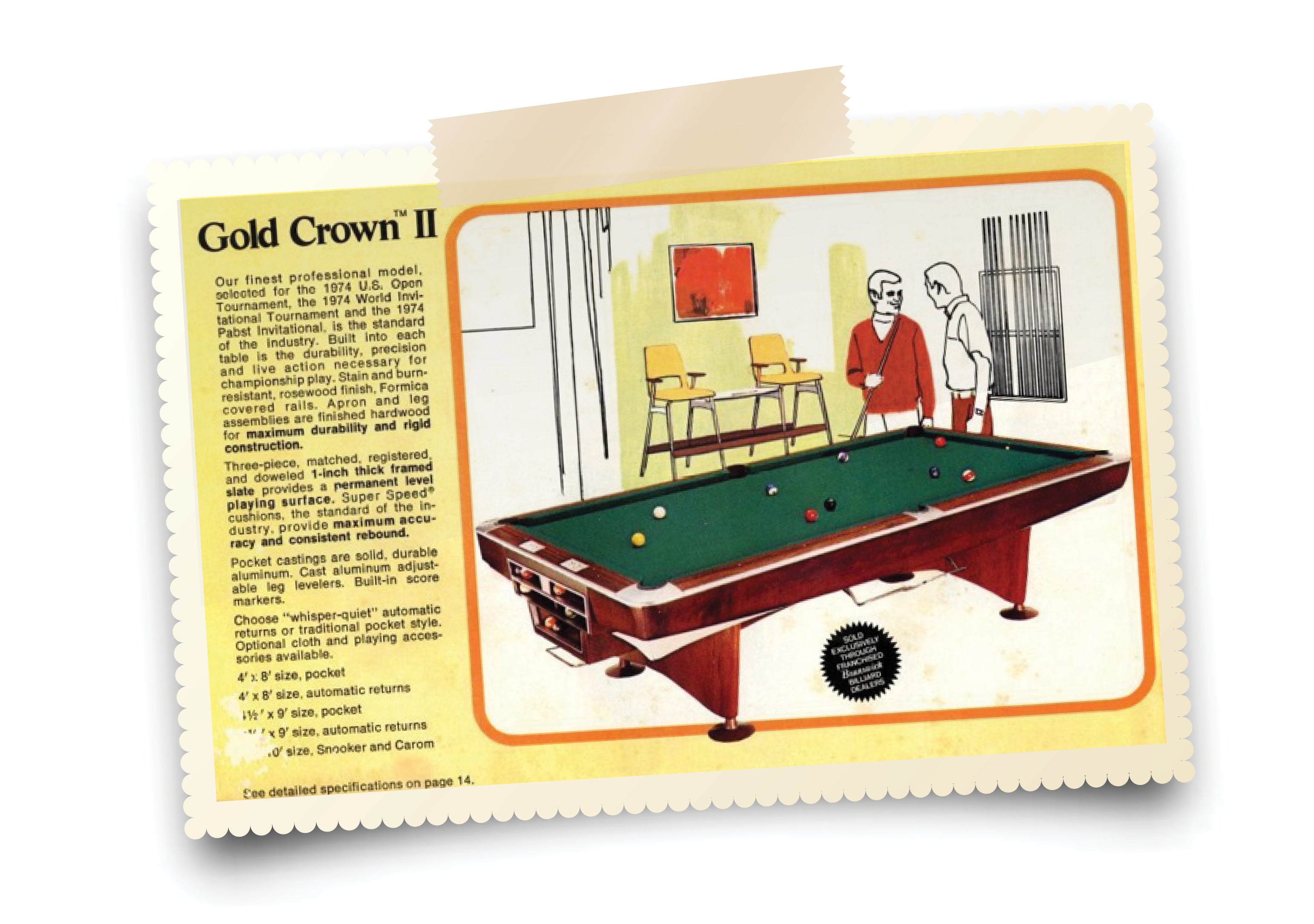 Gold Crown VII – Brunswick Billiards