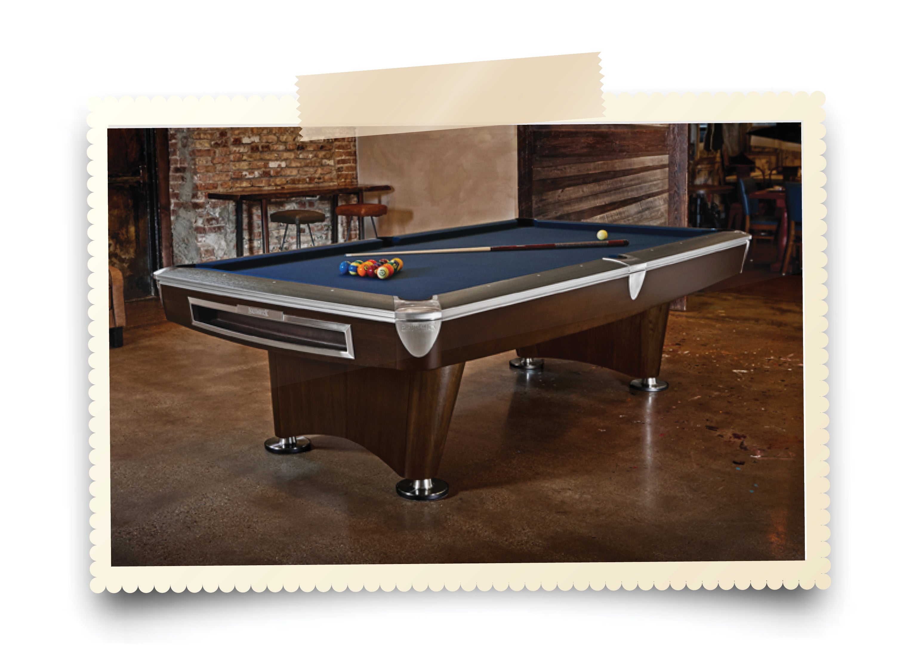 ビリヤード Brunswick goldcrown3 Brunswick Gold Crown 3 Pool Table - Professionally Restored
