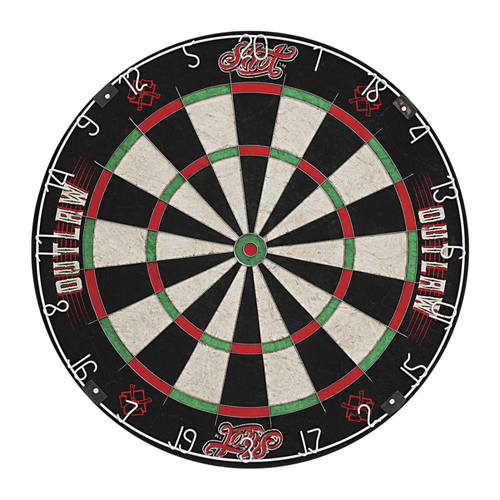 Shot Outlaw Bristle Dartboard