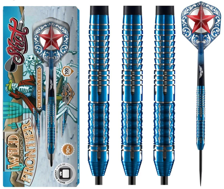 Shot Wild Frontier Steel Tip Dart Set | Precision Competition