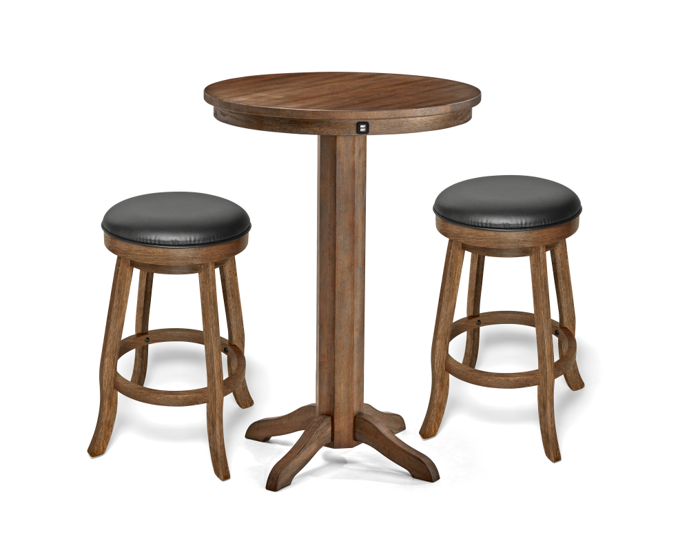 Pub Table Setup Brunswick Traditional Pub Table Set with USB Port & Stools – Brunswick ...