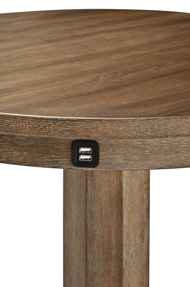 Traditional Pub Table with USB Port