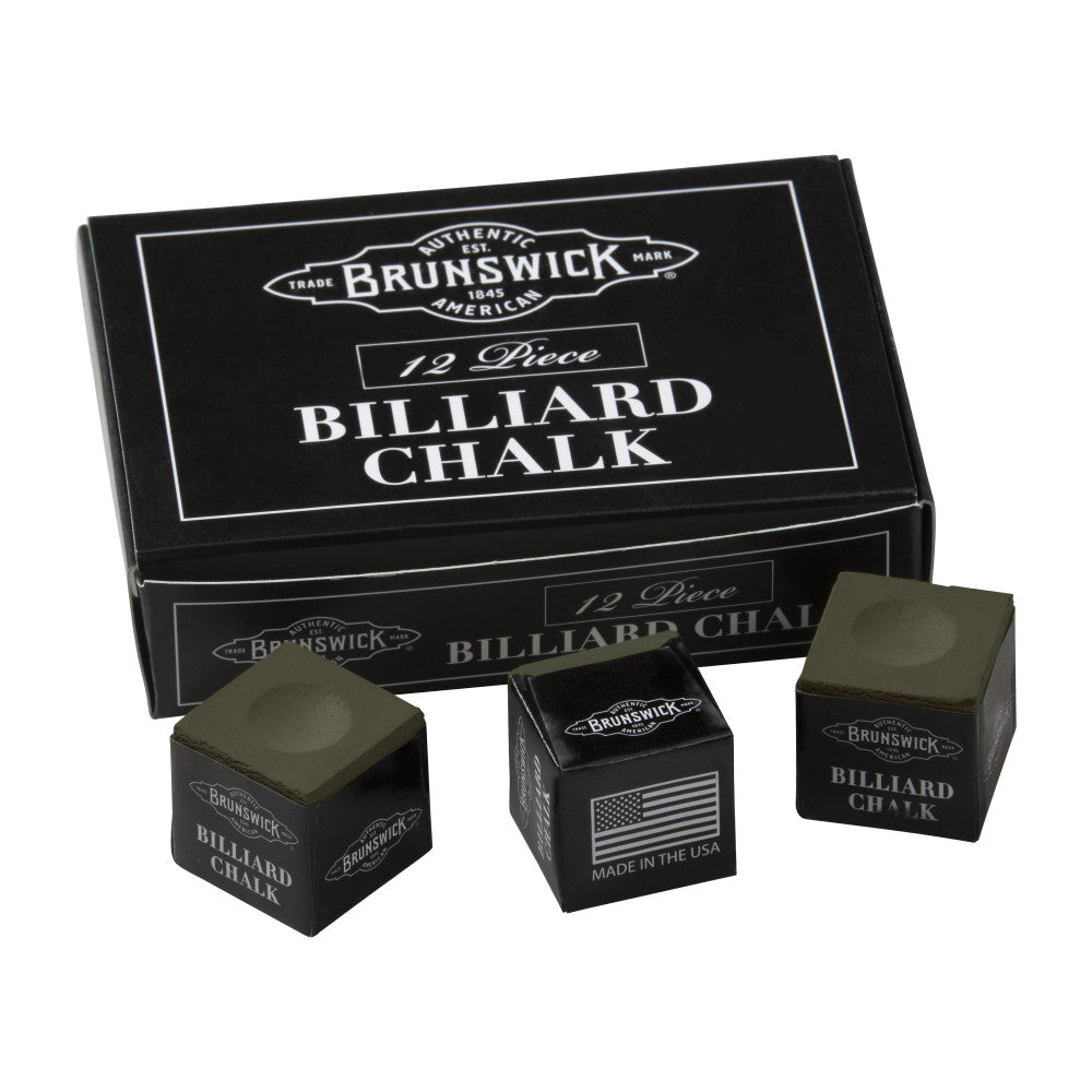 Brunswick 12 Piece Billiard Chalk - photo 1