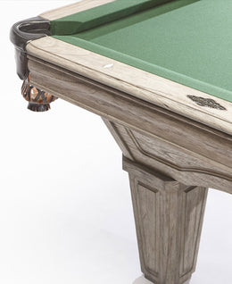 Brunswick 8-Foot Black Wolf Pool Table with FREE Contender Play Package  Accessories and Brunswick Sahara Contender Cloth. 