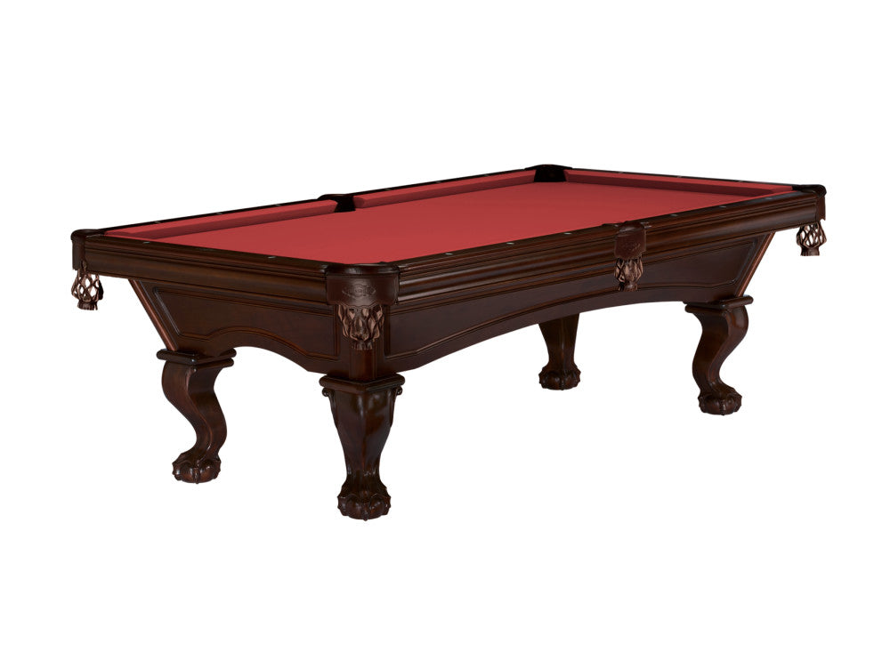 Glenwood 9' Pool Table with Talon Ball & Claw Leg | Brunswick